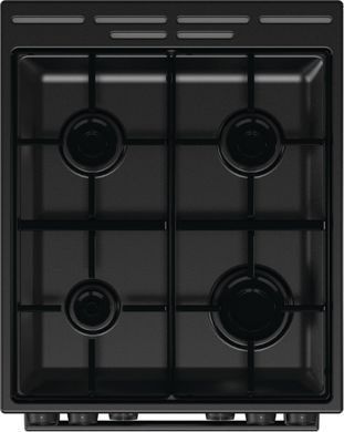 Gorenje Плита комбінована, 62л, 50x60см, дисплей, IconLed, емальовані, чорний (375219) GK5C60BJ фото