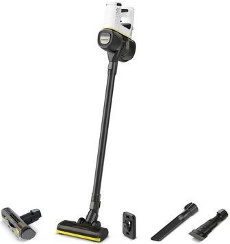 Karcher Пилосос безпровідний VC 4 Cordless myHome Pet, 80Вт, конт пил -0.65л, автон. робота до 30хв, вага-2.4кг, НЕРА, білий (374655) 1.198-633.0 фото