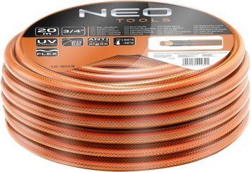 Neo Tools Шланг садовий Economic, 3/4", 20м, 4 шари, до 20бар, -10&hellip;+50&deg;C (325007) 15-803 фото