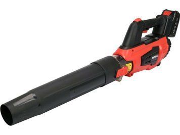Воздуходувка приусадебная аккумуляторная YATO: Li-Ion 18 V, 4 АГод, производительность- 400-570 м&sup3;/мин YT-85176 фото