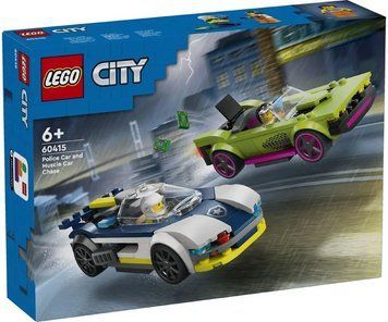 Конструктор LEGO City Преследование маслкара на полицейской машине