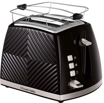 Тостер Russell Hobbs 26390-56 Groove, черный 26390-56 фото