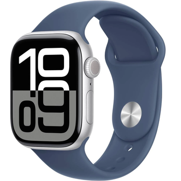 Смарт часы APPLE Watch S10 GPS 42mm Silver Alum Denim Sp/b - S/M MWWA3QH/A фото