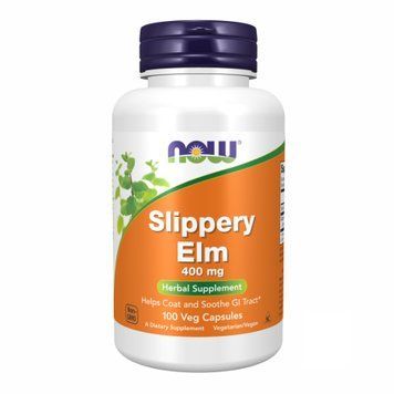 Slippery Elm 400 mg - 100 vcaps Now Foods
