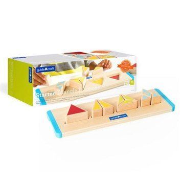 Дерев'яний пазл-сортер Guidecraft Manipulatives Частини трикутника (G6745) dt_2193 фото