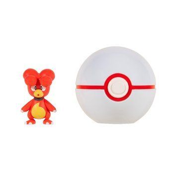 Ігровий набір POKEMON W15 - МАГБІ В ПОКЕБОЛІ (ігрова фігурка, покебол)