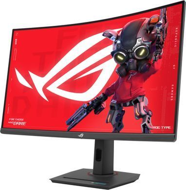 ASUS Монітор 31.5" ROG Strix XG32WCMS HDMI, DP, USB-C, Audio, VA, 2560x1440, 280Hz, 1ms, sRGB 125%, CURVED, AdaptiveSync, HAS, HDR400 (379411) 90LM09X0-B01970 фото