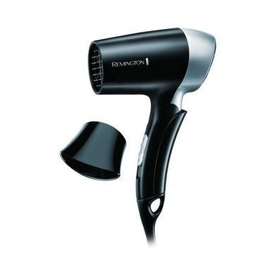 Remington Фен дорожный On The Go, 1400Вт, режимов-2, складная ручка, черный D2400 фото