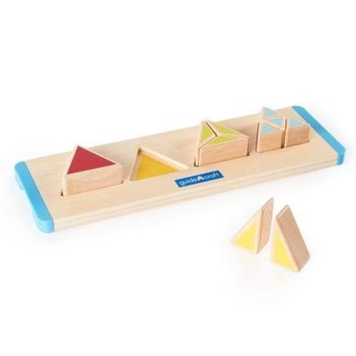Деревянный пазл-сортер Guidecraft Manipulatives Части треугольника (G6745) dt_2193 фото