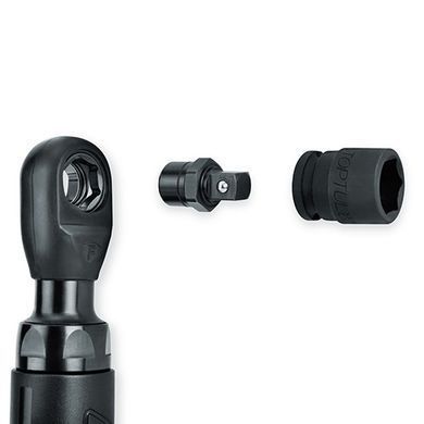 Тріскачка пневматична 1/4"/ 3/8"/ 1/4"HEX 54N/m 400об/хв mini TOPTUL GDAE0402