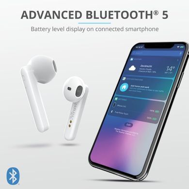 Наушники Trust Primo Touch True Wireless Mic White 23783_TRUST фото