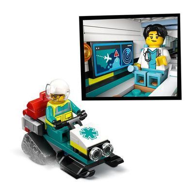 Конструктор LEGO City Літак швидкої медичної допомоги 403 деталі (60465)