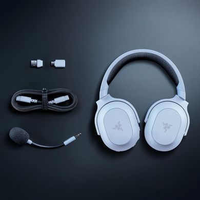 Гарнітура ігрова Razer Barracuda X Chroma, BT/WL, RGB, білий (387200) RZ04-05220200-R3M1 фото