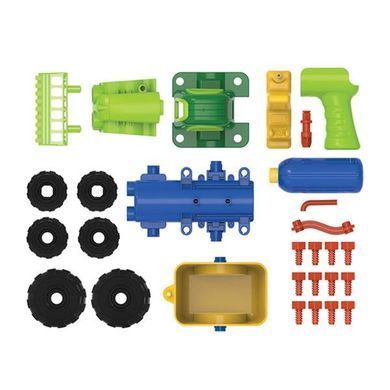 Конструктор Edu-Toys Трактор з шуруповертом 29 деталей (JS030) dt_2643 фото