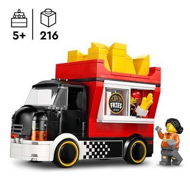 Конструктор LEGO City Вантажівка з картоплею фрі 216 Деталей ( 60488 )