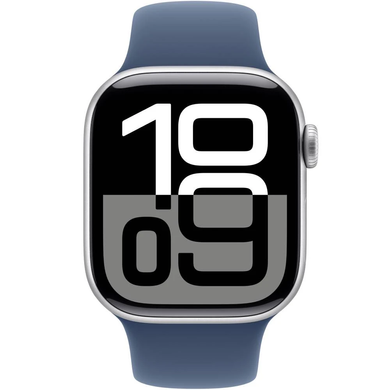 Смарт годинник APPLE Watch S10 GPS 42mm Silver Alum Denim Sp/b - S/M MWWA3QH/A фото