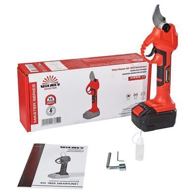 Секатор акумуляторний Vitals Master AG 1805 SmartLine+ V183819 фото