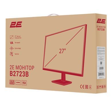 Монитор 2E 27" B2723B D-Sub, HDMI, VA, 75Hz 2E-B2723B-01.UA фото