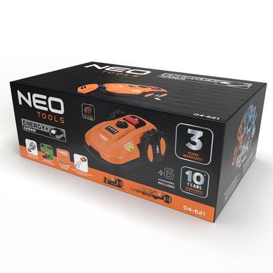 Робот-газонокосарка NEO TOOLS E+ 04-621 для газонів до 600 м2, з док-станцією та акумулятором 04-621 фото