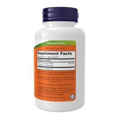 Dandelion Root 500 mg - 100 vcaps Now Foods