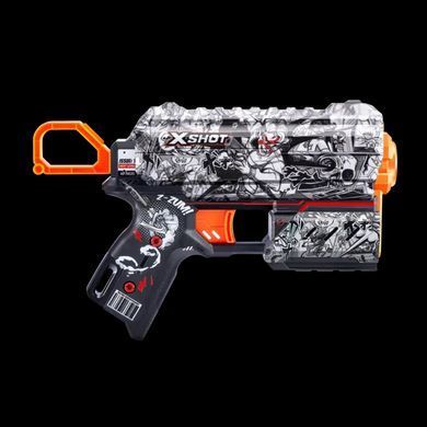 Швидкострільний бластер X-Shot Skins Flux Illustrate 8 патронів (36516D) dt_25355 фото