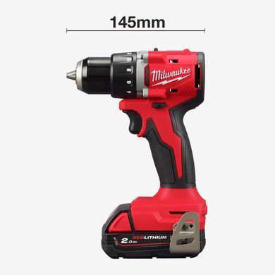 Дриль-шурупокрут акумуляторний MILWAUKEE, M18 BLDDRC-202C 4933492833 фото