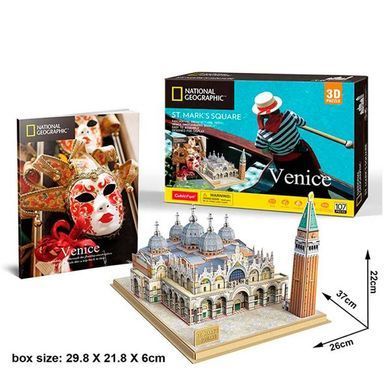3D пазл CubicFun National Geographic Площадь Святого Марка (DS0980h) dt_22923 фото