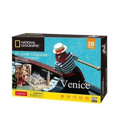 3D пазл CubicFun National Geographic Площадь Святого Марка (DS0980h) dt_22923 фото
