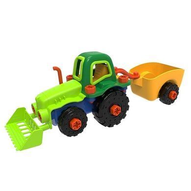 Конструктор Edu-Toys Трактор з шуруповертом 29 деталей (JS030) dt_2643 фото