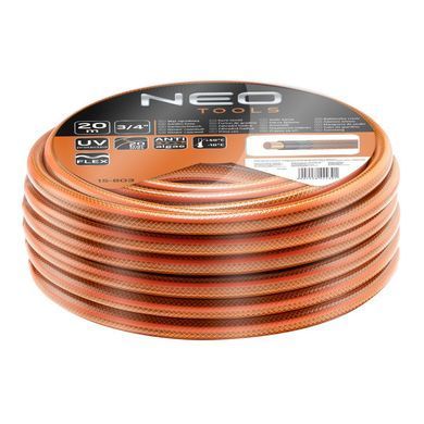Neo Tools Шланг садовий Economic, 3/4", 20м, 4 шари, до 20бар, -10&hellip;+50&deg;C (325007) 15-803 фото