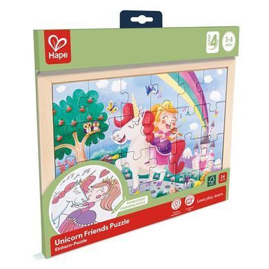 Пазл Hape Единороги с раскраской (E1642) dt_28427 фото