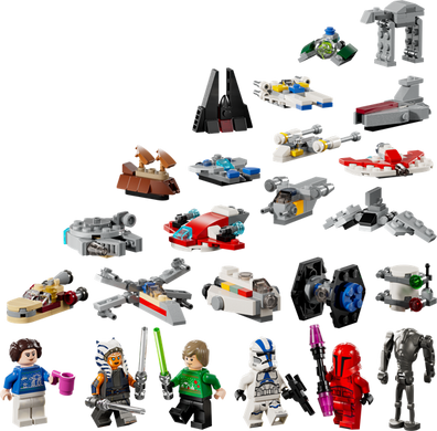 Різдвяний адвент-календар 2024 LEGO Star Wars 368 деталей (75395)