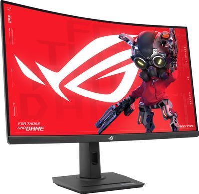 ASUS Монітор 31.5" ROG Strix XG32WCMS HDMI, DP, USB-C, Audio, VA, 2560x1440, 280Hz, 1ms, sRGB 125%, CURVED, AdaptiveSync, HAS, HDR400 (379411) 90LM09X0-B01970 фото