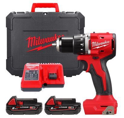 Дриль-шурупокрут акумуляторний MILWAUKEE, M18 BLDDRC-202C 4933492833 фото