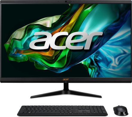 Acer Персональний комп'ютер моноблок Aspire C24-1800 23.8" FHD, Intel i5-1335U, 16GB, F512TB, UMA, WiFi, кл+м, без ОС, чорний (369909) DQ.BKMME.00K фото