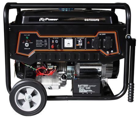 5,5 kW ГЕНЕРАТОР БЕНЗИНОВИЙ ITC POWER GG7000FE 5000/5500 W GG7000FE фото