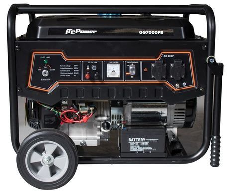 5,5 kW ГЕНЕРАТОР БЕНЗИНОВИЙ ITC POWER GG7000FE 5000/5500 W GG7000FE фото
