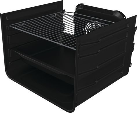 Gorenje Плита комбінована, 62л, 50x60см, дисплей, IconLed, емальовані, чорний (375219) GK5C60BJ фото