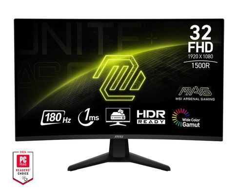 MSI Монитор 31.5" MAG 32C6 2xHDMI, DP, Audio, VA, 180Hz, 1ms, sRGB 101%, CURVED, AdaptiveSync 9S6-3DD41M-001 фото