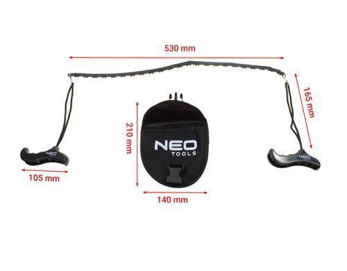 Ланцюгова пила Neo Tools ручна 53см (63-158)