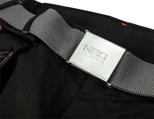 Робочі шорти NEO HD Slim 81-278 чорні, посилення Oxford, знімні кишені XXXL