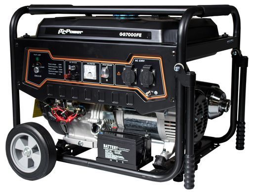 5,5 kW ГЕНЕРАТОР БЕНЗИНОВИЙ ITC POWER GG7000FE 5000/5500 W GG7000FE фото