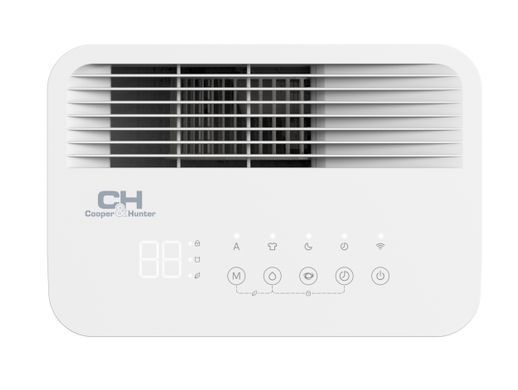 Cooper&Hunter Осушувач повітря CH-D009WD9-20LDWF, 20л.на добу, 28м.кв , 125м3/год, 325Вт, дисплей, ел.кер-ня, Wi-Fi, таймер., білий (382989) CH-D009WD9-20LDWF фото