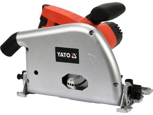 Пила дисковая сетевая погружная YATO: P=1,3 кВт, диск &Oslash;=165/20x2,4мм, угол 45-90&deg; YT-82168 фото