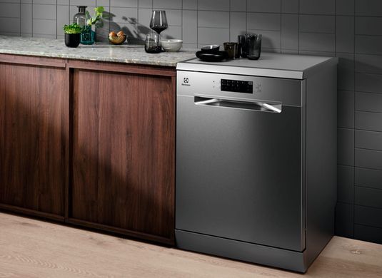 Electrolux Посудомийна машина, 14компл., A+++, 60см, дисплей, інвертор, 3й кошик, нерж (377259) SEM94830SX фото