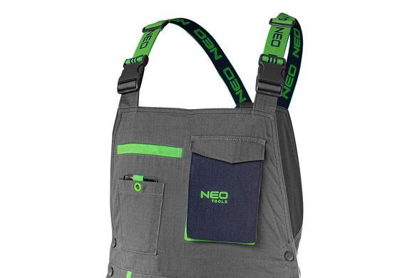 Робочий напівкомбінезон Neo Tools 81-247 PREMIUM, 100% бавовна XXL