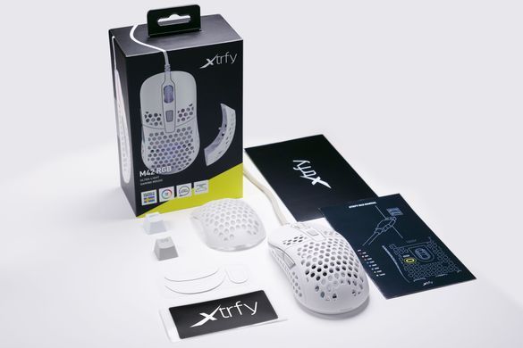 Cherry Xtrfy Мышь игровая M42 RGB USB White XG-M42-RGB-WHITE фото