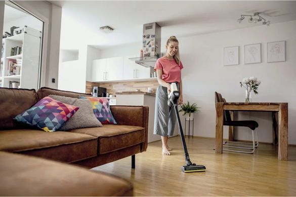 Karcher Пылесос безпроводной VC 4 Cordless myHome Pet, 80Вт, конт пил -0.65л, автон. работа до 30мин, вес-2.4кг, НЕРА, белый 1.198-633.0 фото
