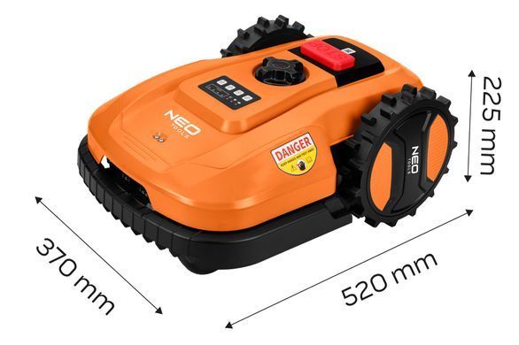 Робот-газонокосарка NEO TOOLS E+ 04-621 для газонів до 600 м2, з док-станцією та акумулятором 04-621 фото