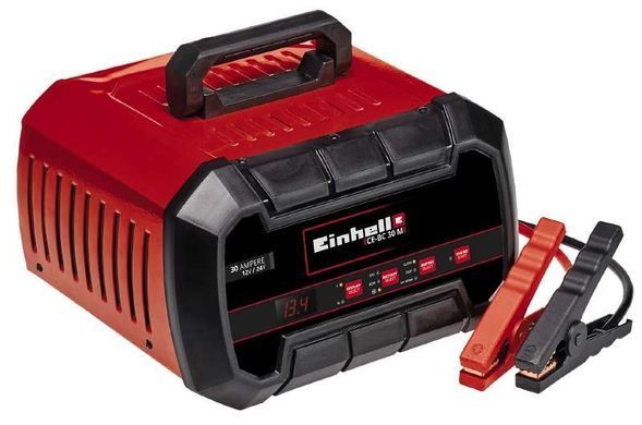 Пуско-зарядний пристрій Einhell CE-BC 30 M, 12/24В, 3-600А&middot;год, макс 30А (366092)